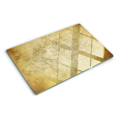 Planche à découper en verre Carte du vieux monde