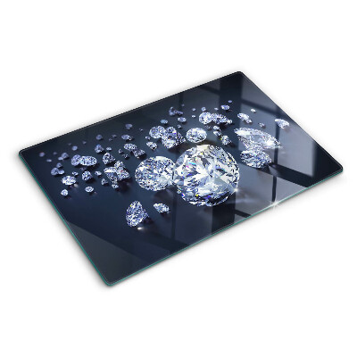 Planche à découper verre Cristaux et diamants