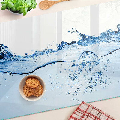 Planche à découper en verre Motif de l'eau