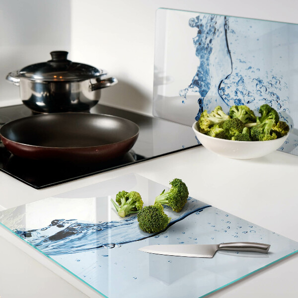 Planche à découper en verre Motif de l'eau
