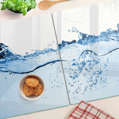 Planche à découper en verre Motif de l'eau