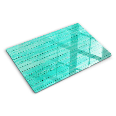 Planche à découper verre Planchers turquoise