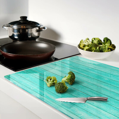 Planche à découper verre Planchers turquoise