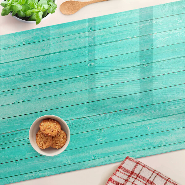 Planche à découper verre Planchers turquoise