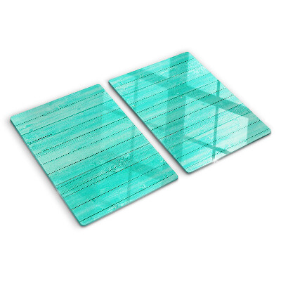 Planche à découper verre Planchers turquoise