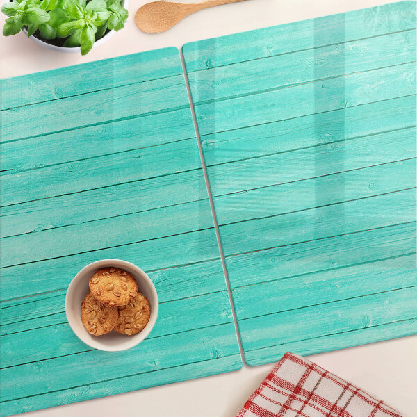 Planche à découper verre Planchers turquoise