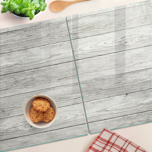Planche à découper verre Planche de bois dans les tons de gris