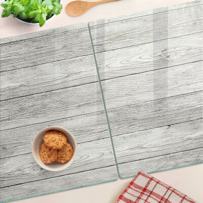 Planche à découper verre Planche de bois dans les tons de gris