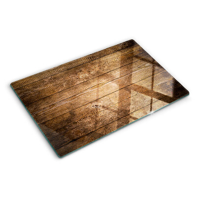Planche à découper en verre Planche de bois avec une fenêtre