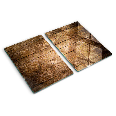 Planche à découper en verre Planche de bois avec une fenêtre