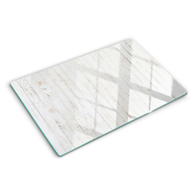 Planche à découper en verre planches de bois blanches