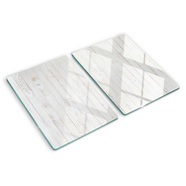 Planche à découper en verre planches de bois blanches