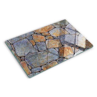 Planche à découper verre Motif de pierre avec texture