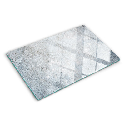 Planche à découper en verre Effet béton avec reflet