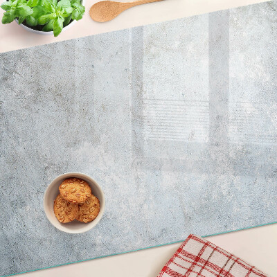 Planche à découper en verre Effet béton avec reflet