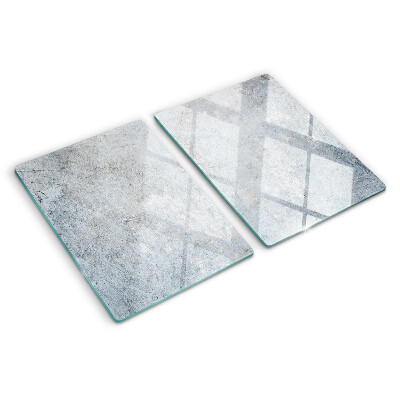 Planche à découper en verre Effet béton avec reflet
