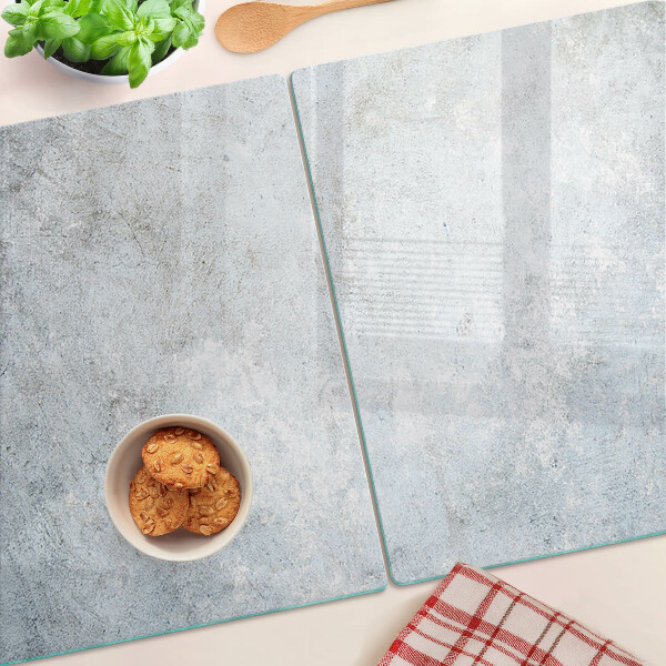 Planche à découper en verre Effet béton avec reflet