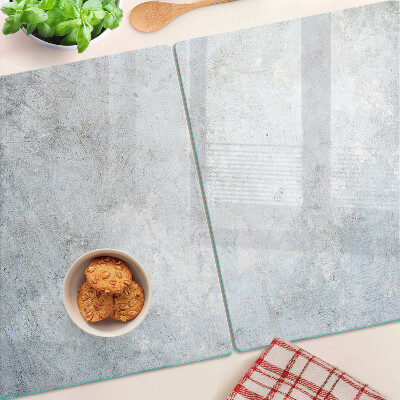 Planche à découper en verre Effet béton avec reflet