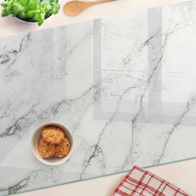 Planche à découper en verre Motif en marbre