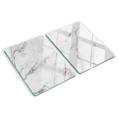 Planche à découper en verre Motif en marbre
