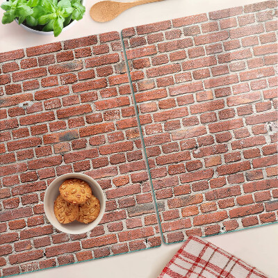 Planche à découper verre Mur de briques