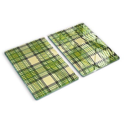 Planche à découper verre Motif à carreaux