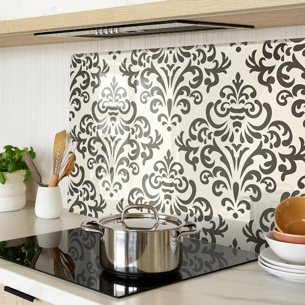 Planche à découper verre Motif végétal de style baroque