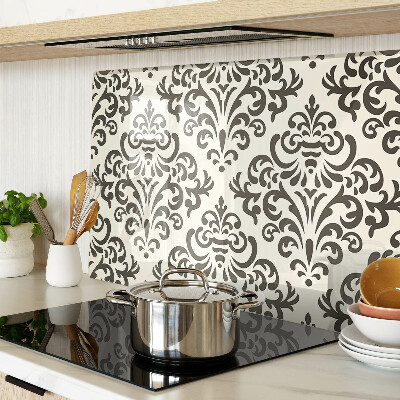 Planche à découper verre Motif végétal de style baroque