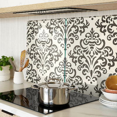 Planche à découper verre Motif végétal de style baroque