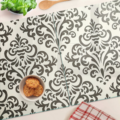 Planche à découper verre Motif végétal de style baroque