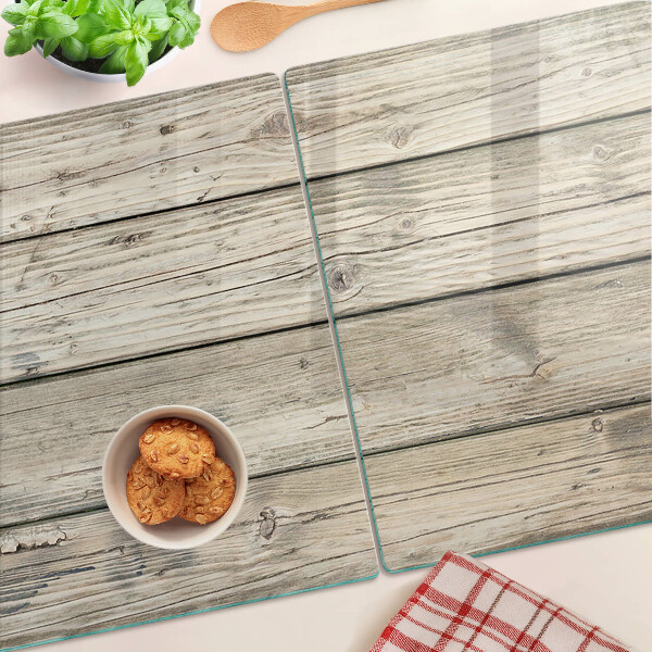 Planche à découper verre Planche en bois de style rustique