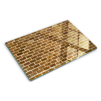 Planche à découper verre Mur de briques