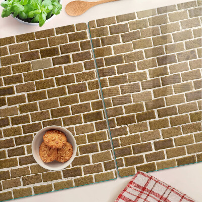 Planche à découper verre Mur de briques