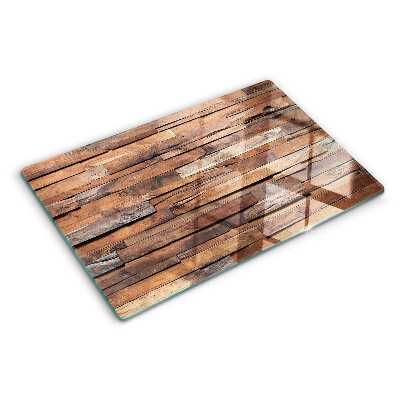 Planche à découper verre Planche en bois de style rustique