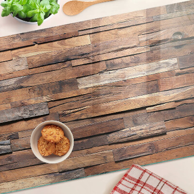 Planche à découper verre Planche en bois de style rustique