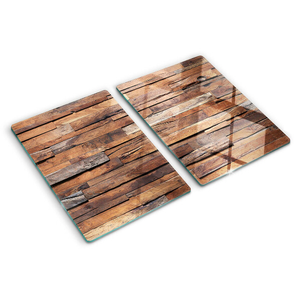 Planche à découper verre Planche en bois de style rustique