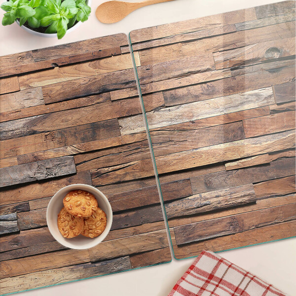 Planche à découper verre Planche en bois de style rustique