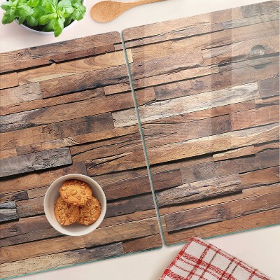 Planche à découper verre Planche en bois de style rustique