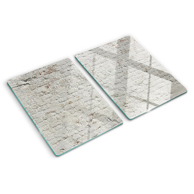 Planche à découper en verre Mur de briques de style loft