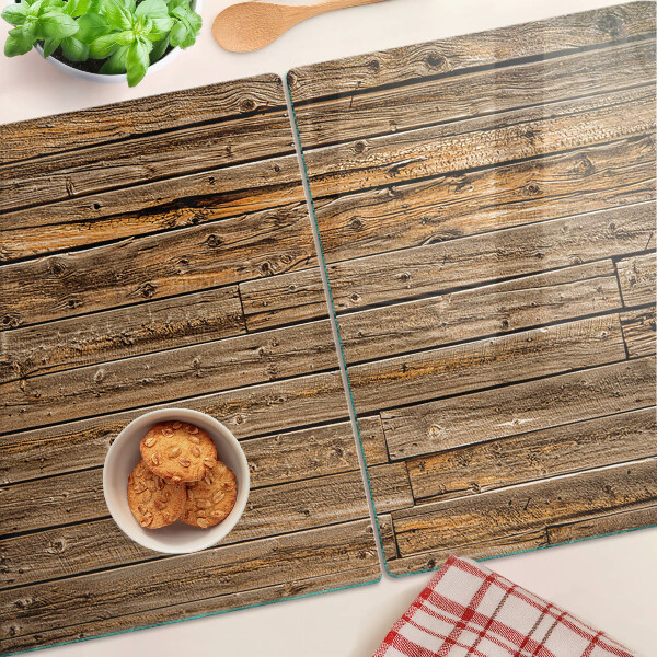 Planche à découper verre Planche de bois avec une fenêtre