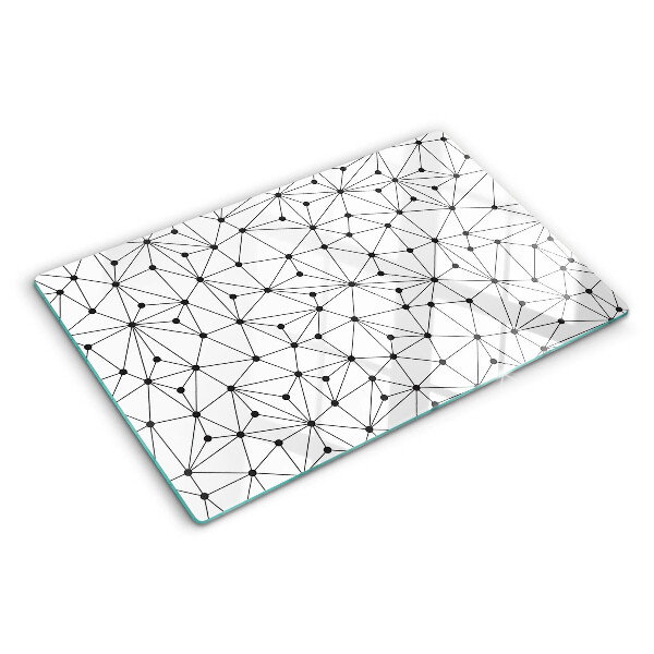 Planche à découper en verre Géométrie du réseau
