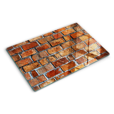 Planche à découper en verre Mur de briques