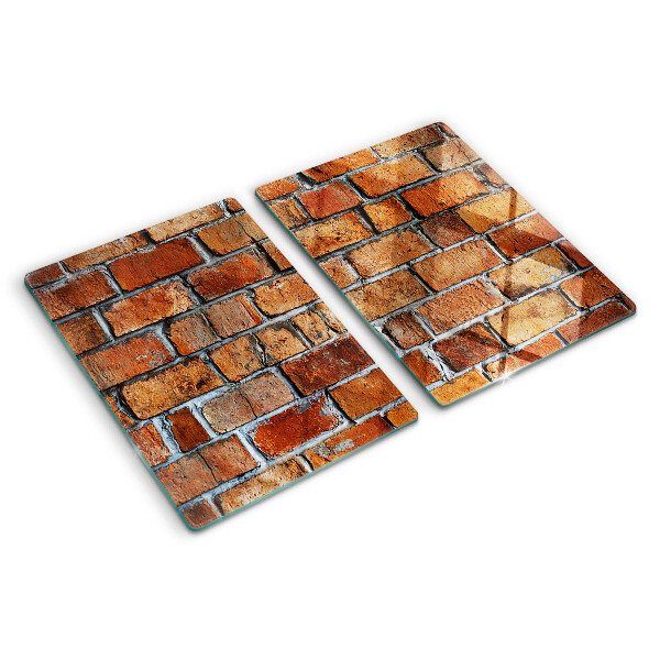Planche à découper en verre Mur de briques