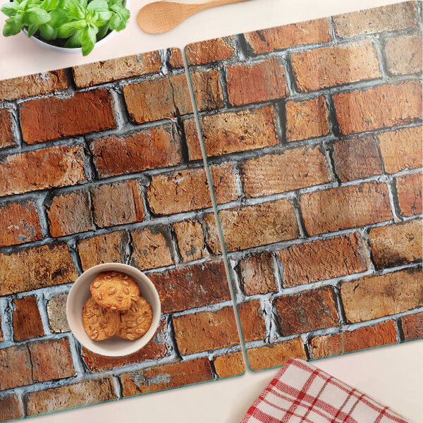 Planche à découper en verre Mur de briques