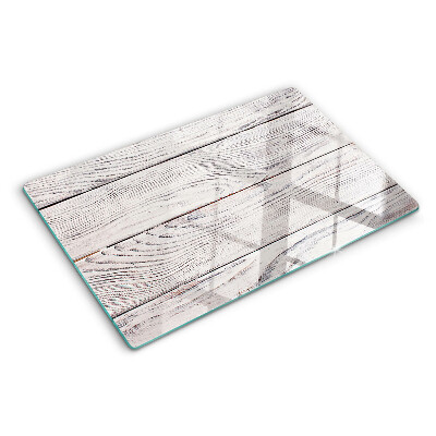 Planche à découper verre Planche en bois de style rustique