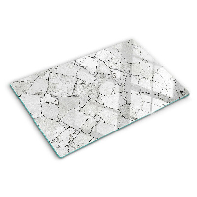 Planche à découper verre Marbre fissuré