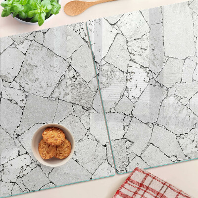 Planche à découper verre Marbre fissuré
