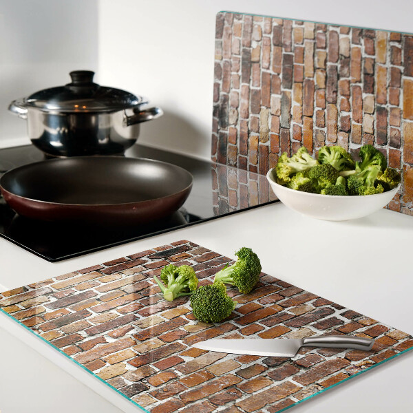 Planche à découper verre Mur de briques