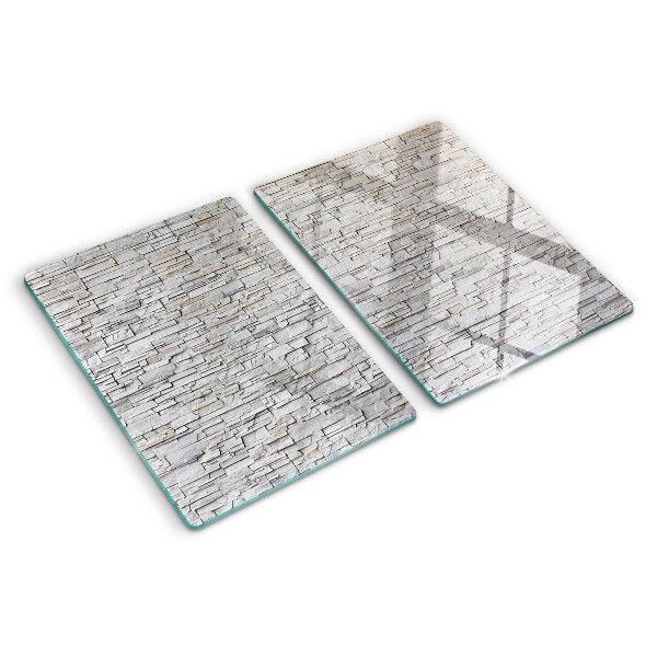 Planche à découper verre Mur de briques en pierre
