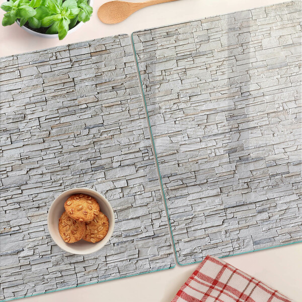 Planche à découper verre Mur de briques en pierre